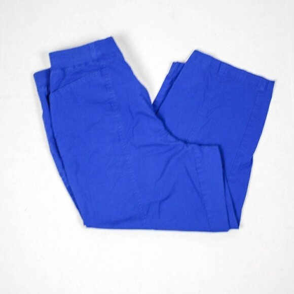 Chico's Stretch Capri Pants Blue 1 (M/8) - Picture 1 of 6